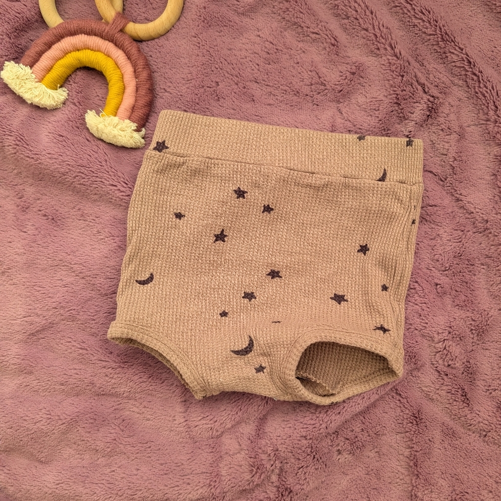Kate Quinn Maroon Baby Shorts with Star Design